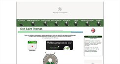 Desktop Screenshot of golfsaintthomas.com